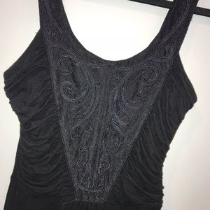 Black empire waist sundress